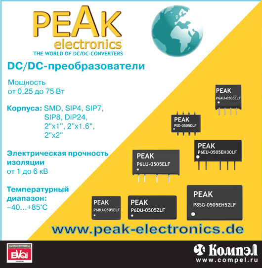 PEAK DC/DC-преобразователи