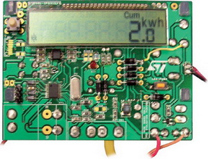 Оценочная плата для электросчетчика STM8L152 + STPM10 