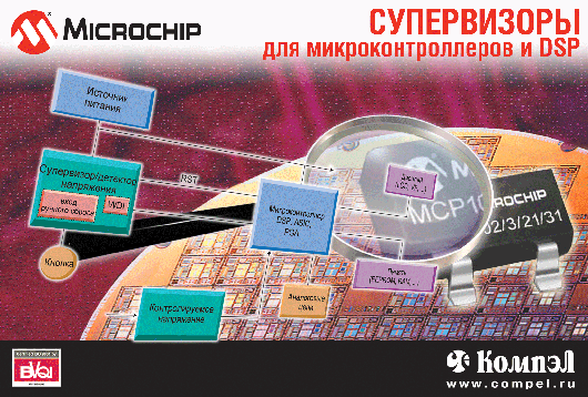 Супервизоры для микроконтроллеров Microchip